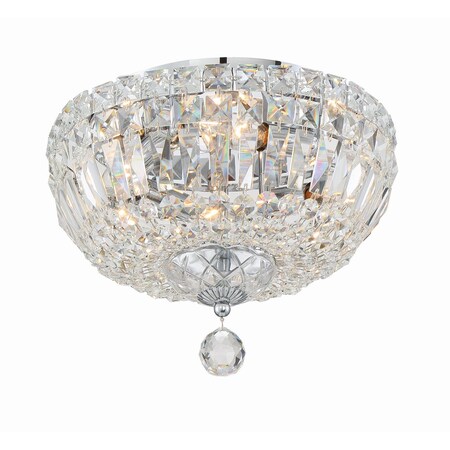 Crystorama Roslyn 4 Light Chrome Ceiling Mount ROS-A1004-CH-CL-MWP